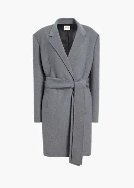 Annly Coat in Grey Melange