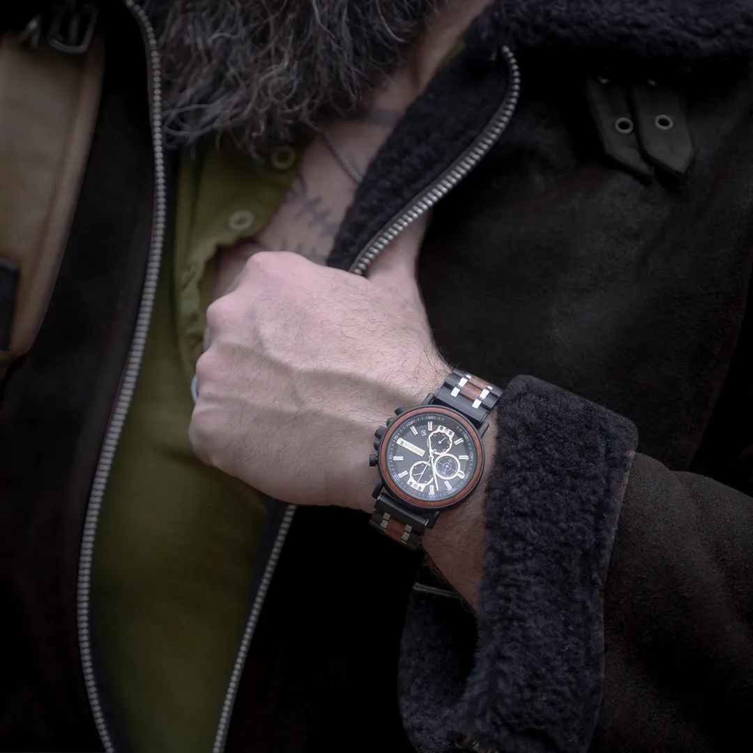 B3 SHEARLING FLIGHT LEATHER JACKET - SEPIA CRACKED BROWN