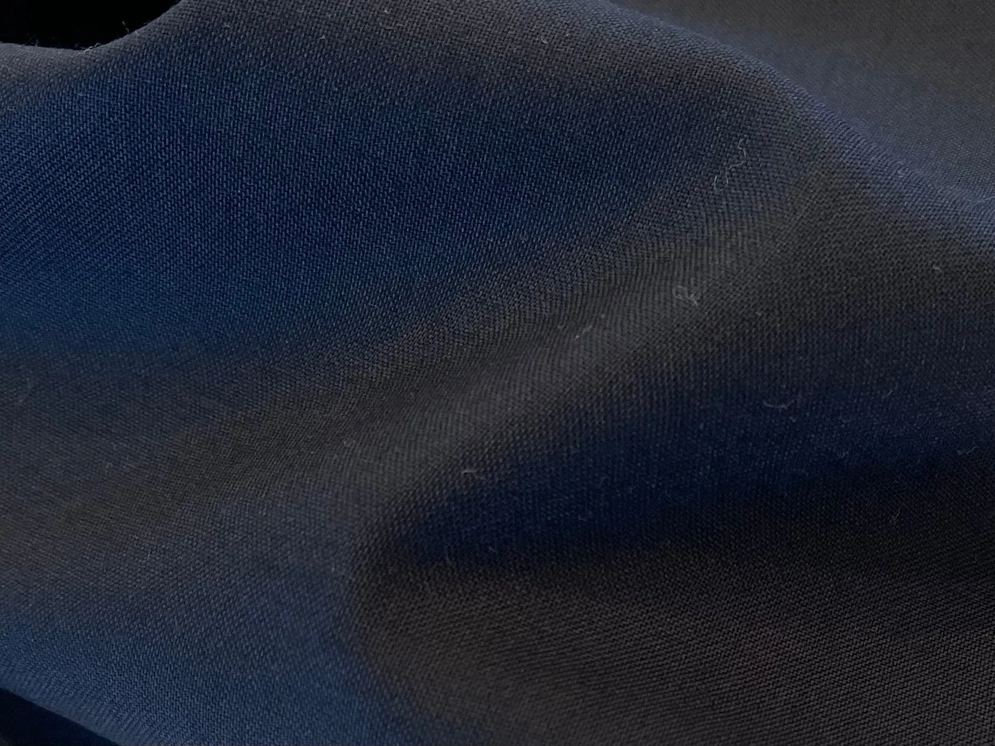 Black  100% Wool Gabardine     1/4 Metre Price