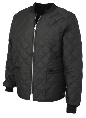 Black Quilted Freezer Jacket by Tough Duck - Style WJ25