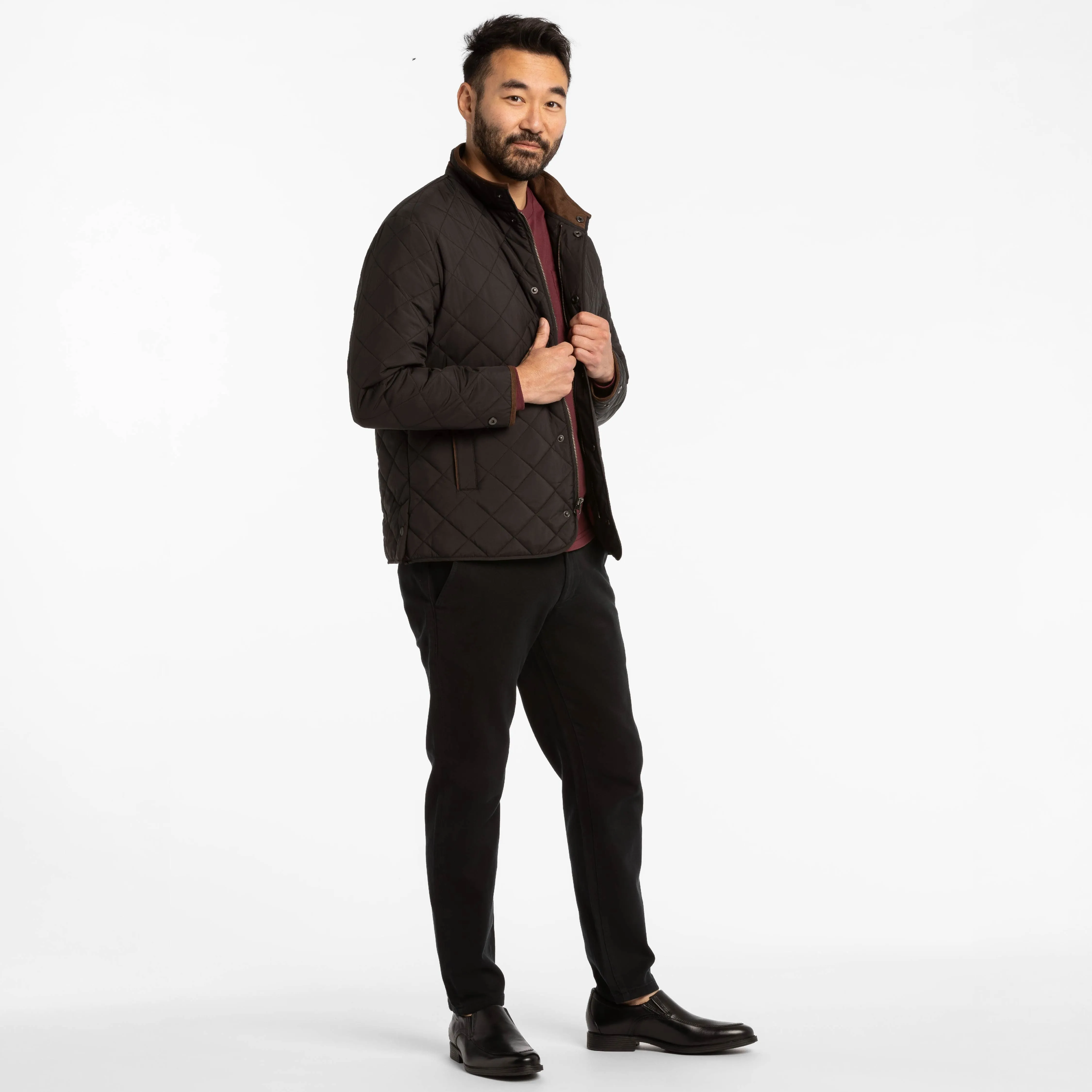 Black Quilted Jacket
