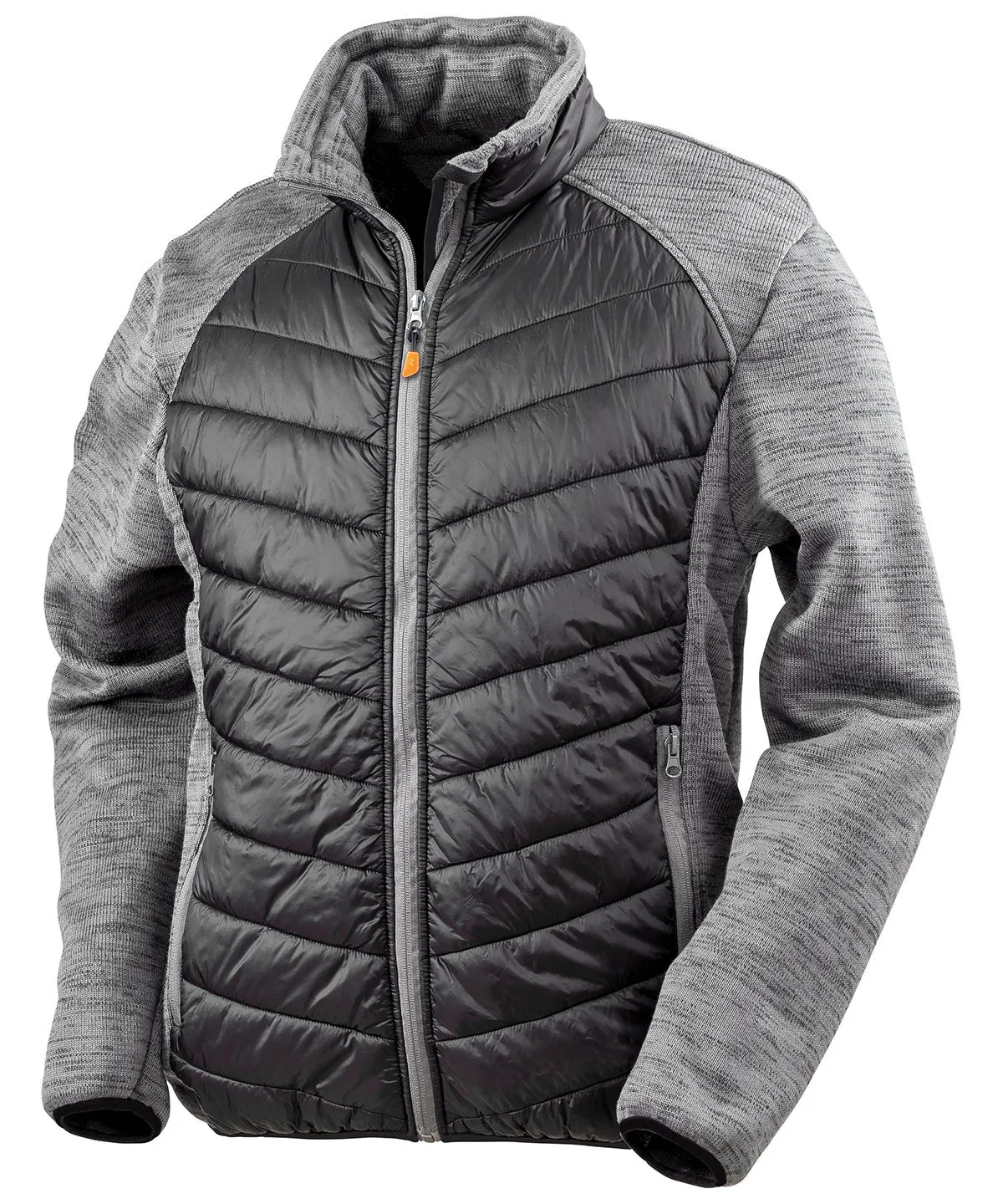 Black/Grey Marl - Elevator jacket