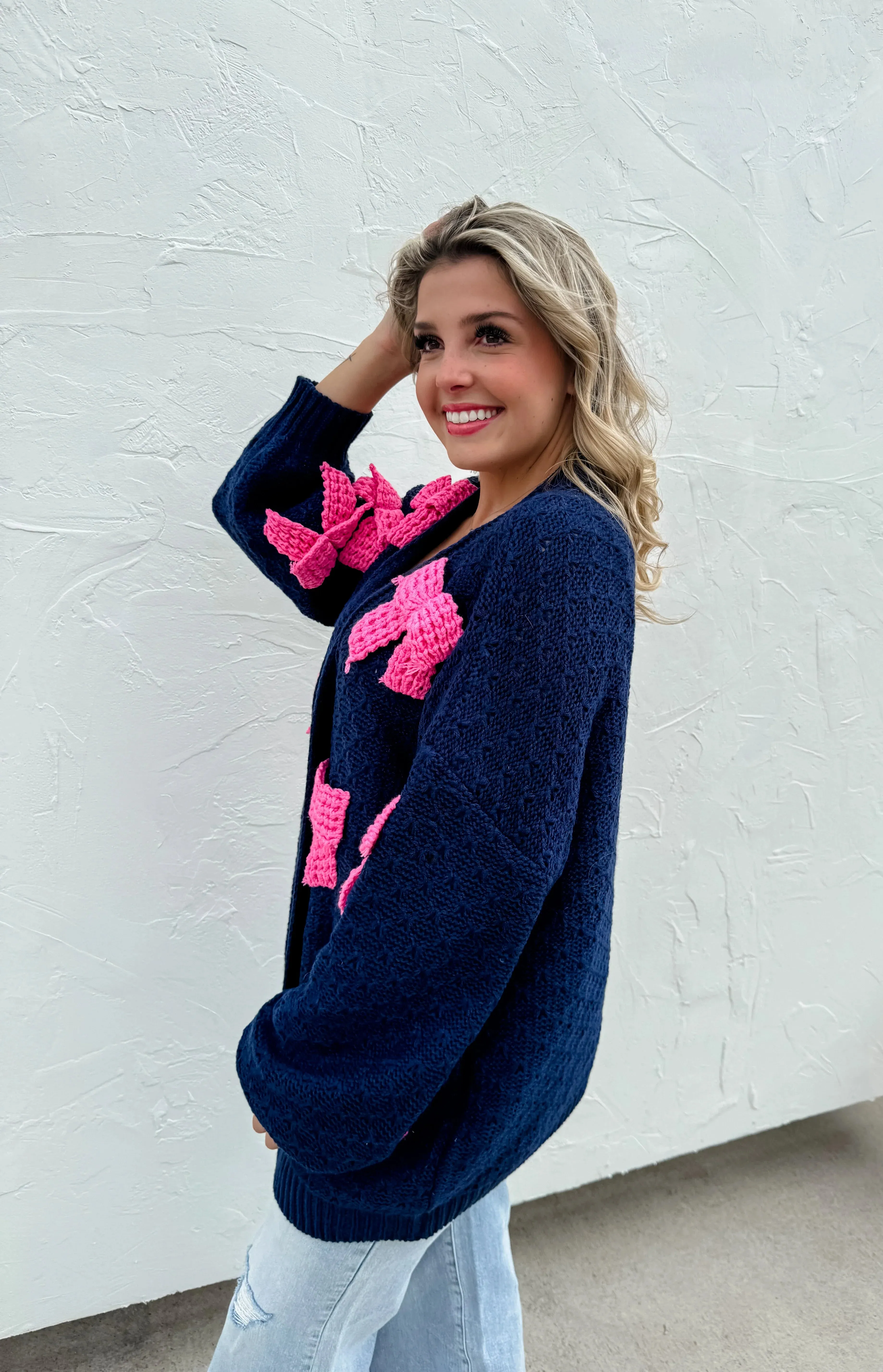 Clara Bow Knit Cardigan in Three Colors