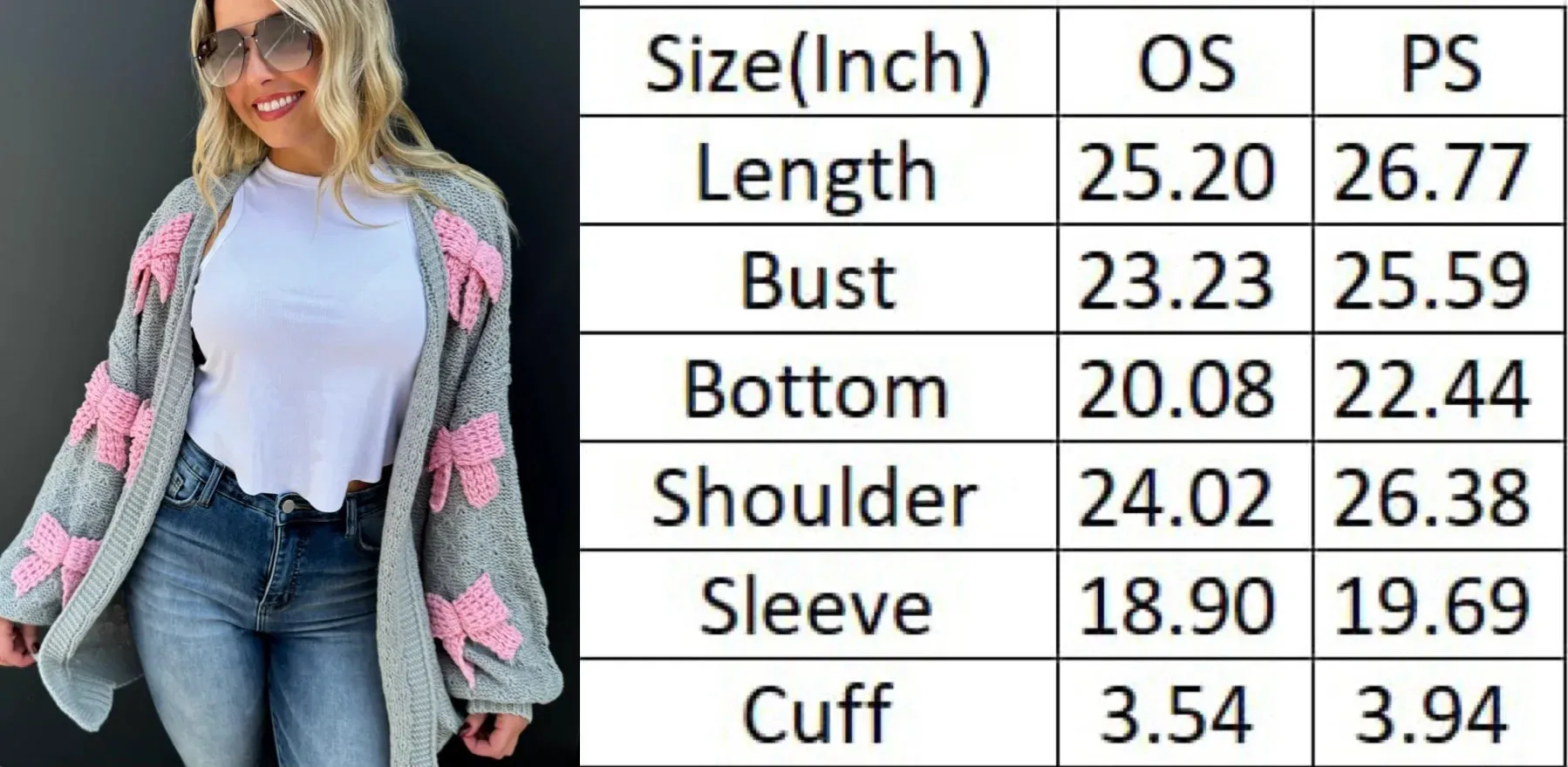 Clara Bow Knit Cardigan in Three Colors