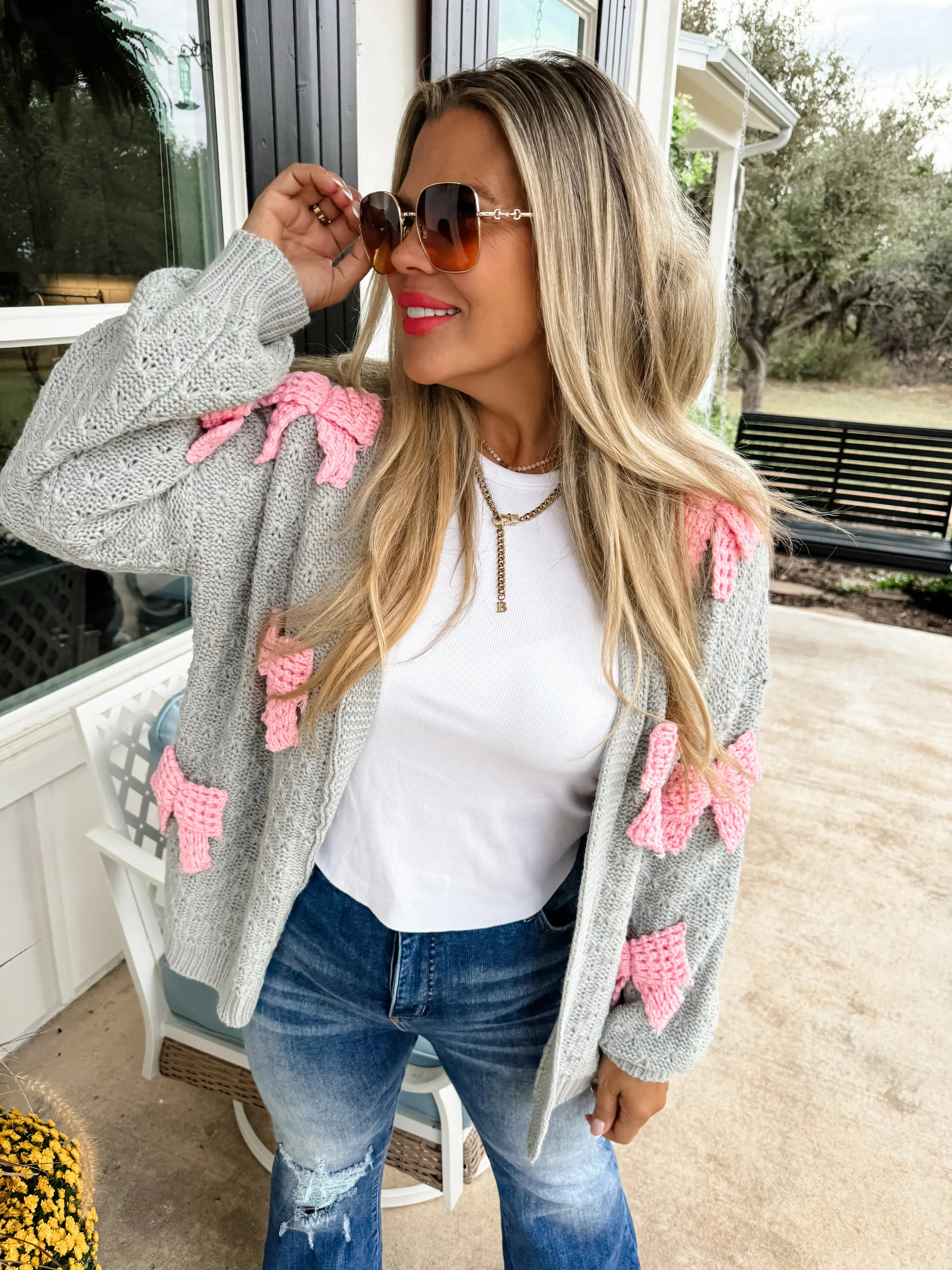 Clara Bow Knit Cardigan in Three Colors