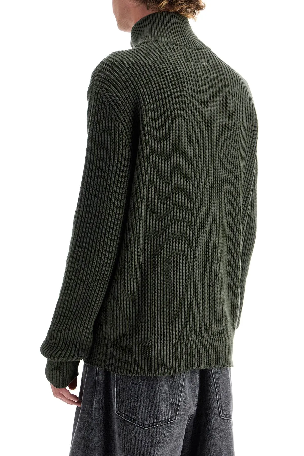 cotton cardigan with zipper