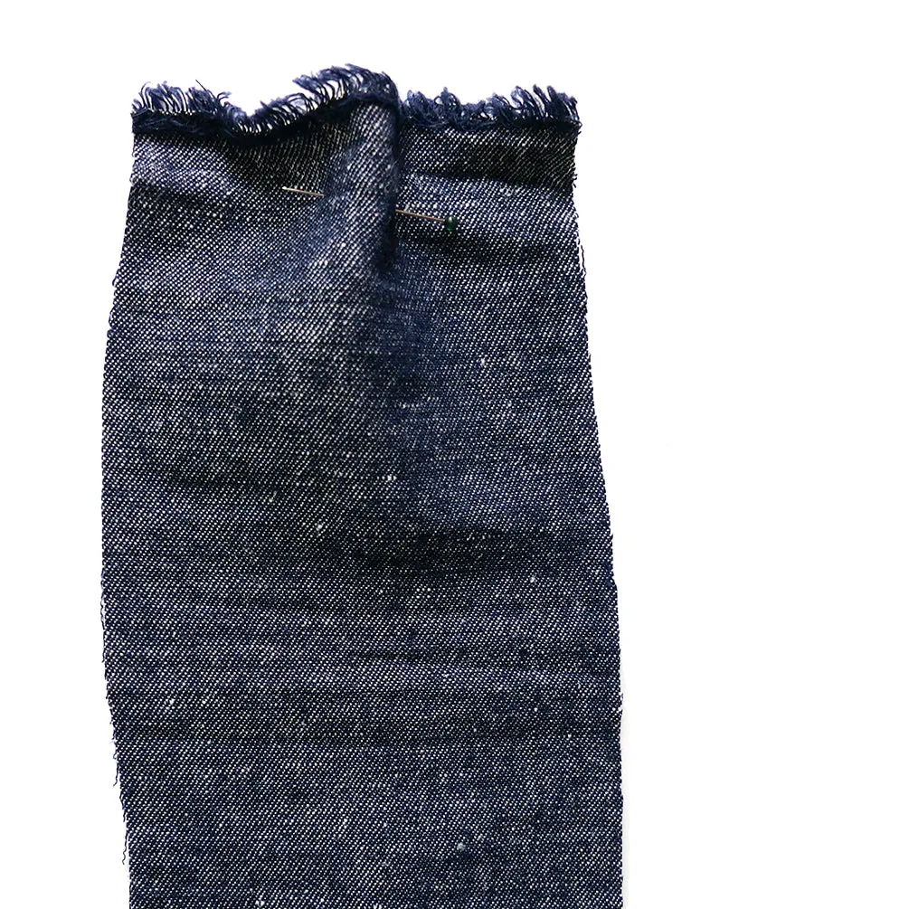 County Twill Wool & Linen Blue