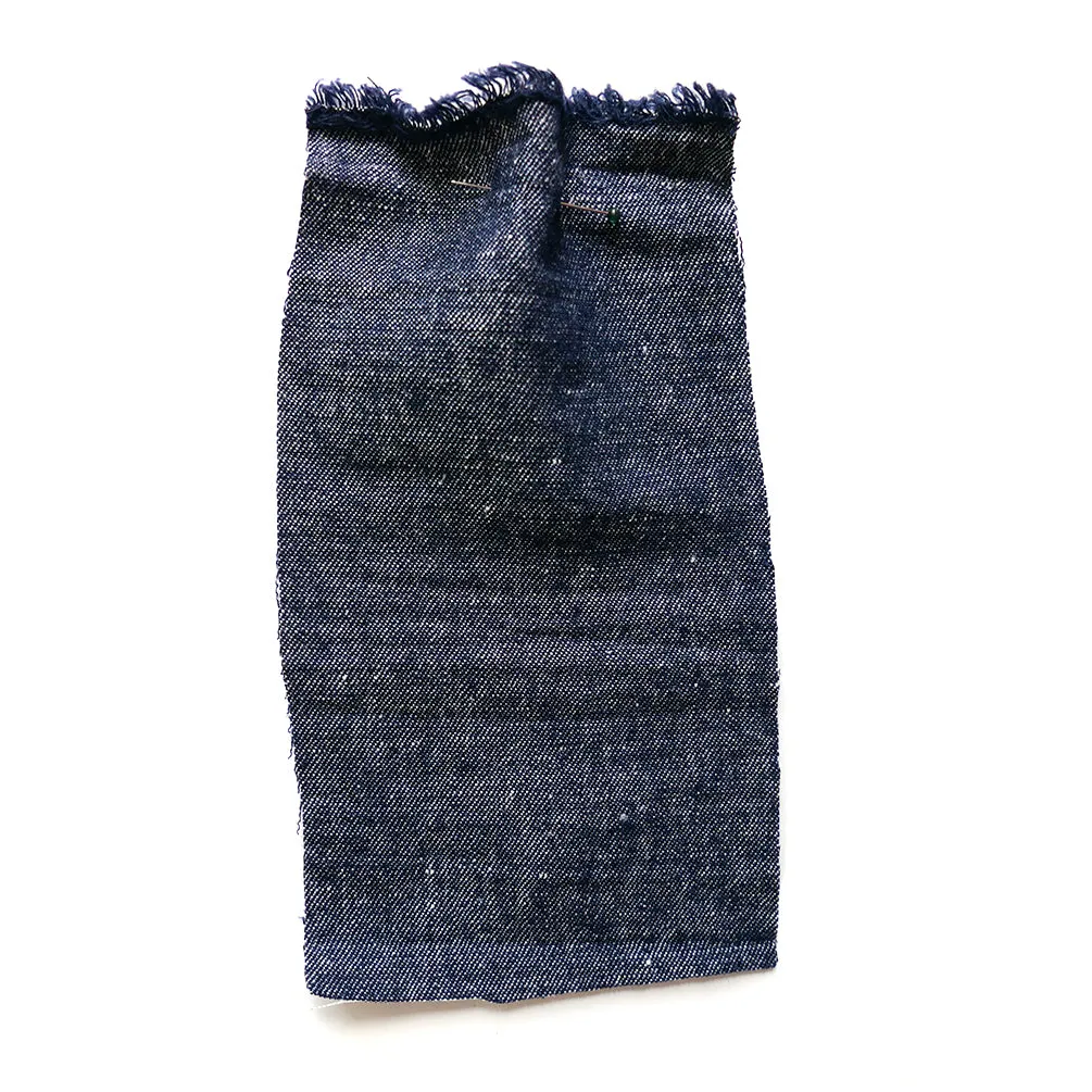 County Twill Wool & Linen Blue