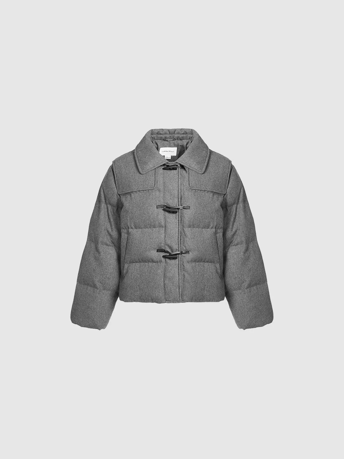 Cropped Loose Padded Coats