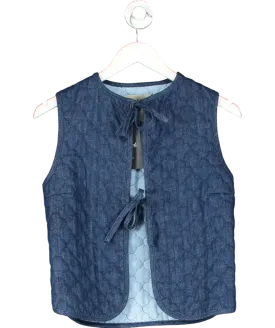 Damson Madder Blue Tilly Denim Gilet UK 6
