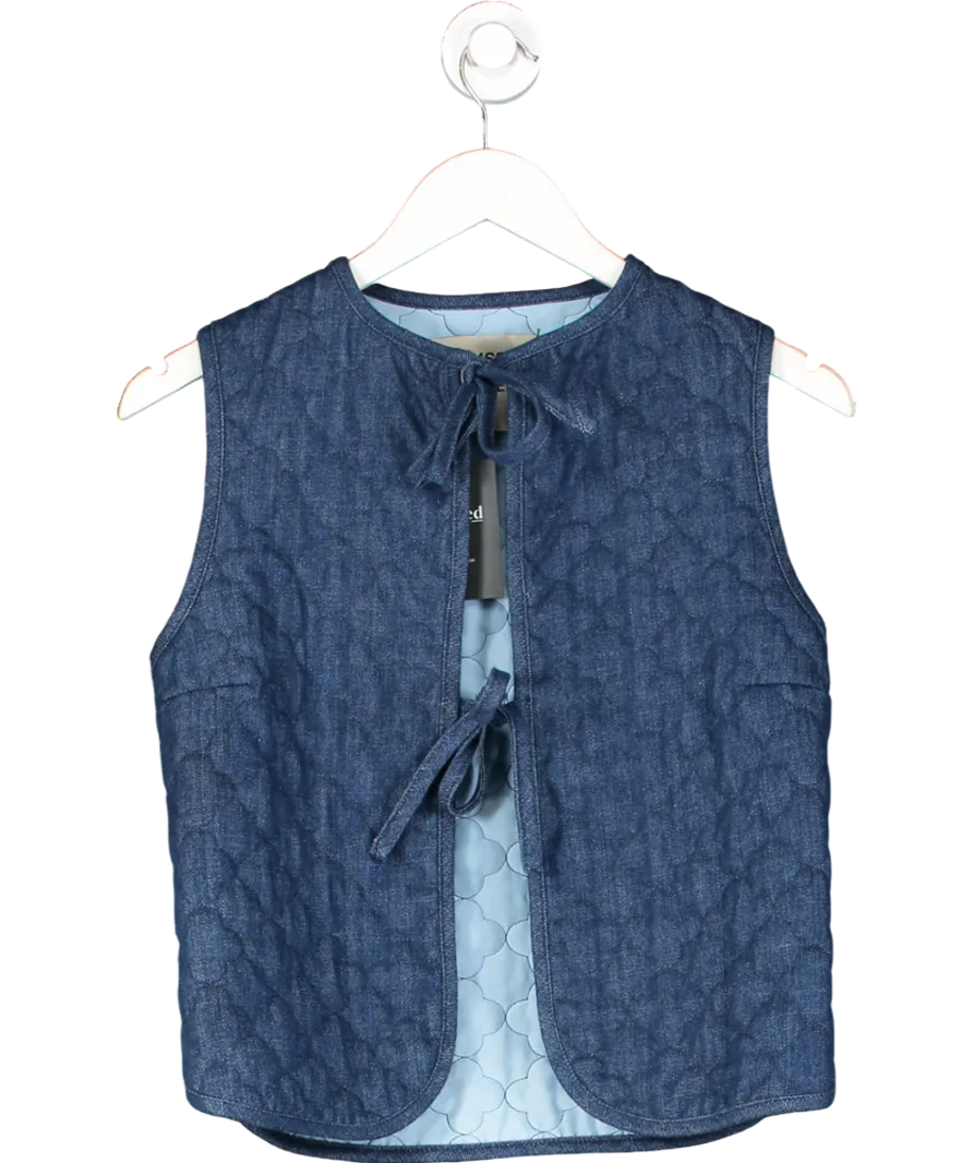 Damson Madder Blue Tilly Denim Gilet UK 6