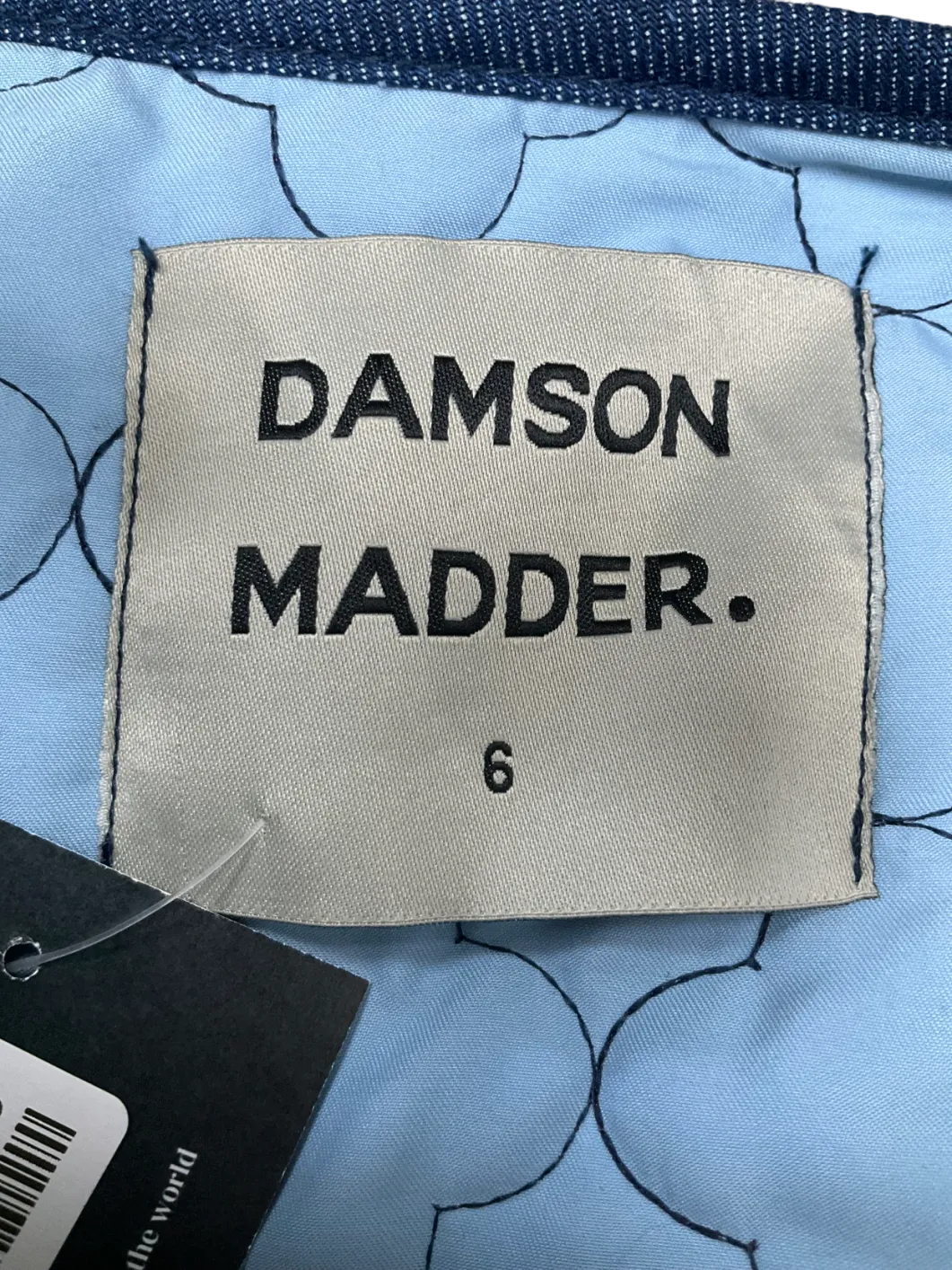 Damson Madder Blue Tilly Denim Gilet UK 6