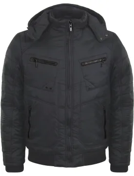 Dissident Wolfman padded blue jacket