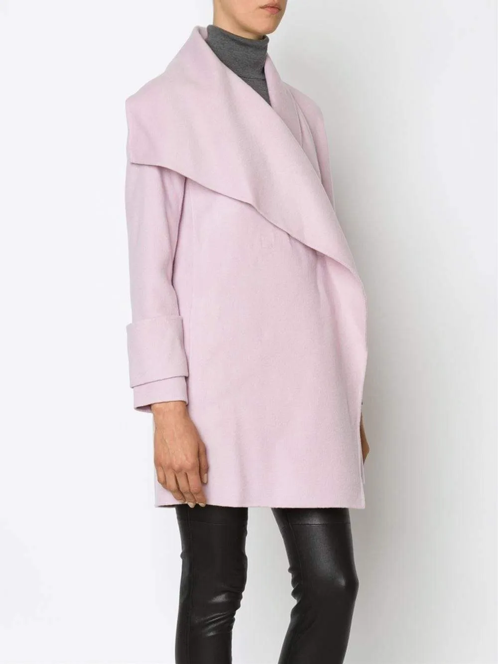 Drape Neck Coat