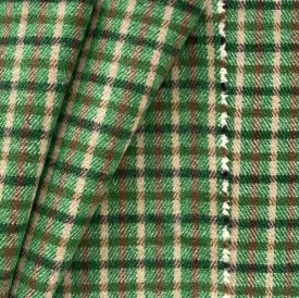 Gucci Verdant Plaid Double-Faced Wool Melton Coating (Made in Italy)
