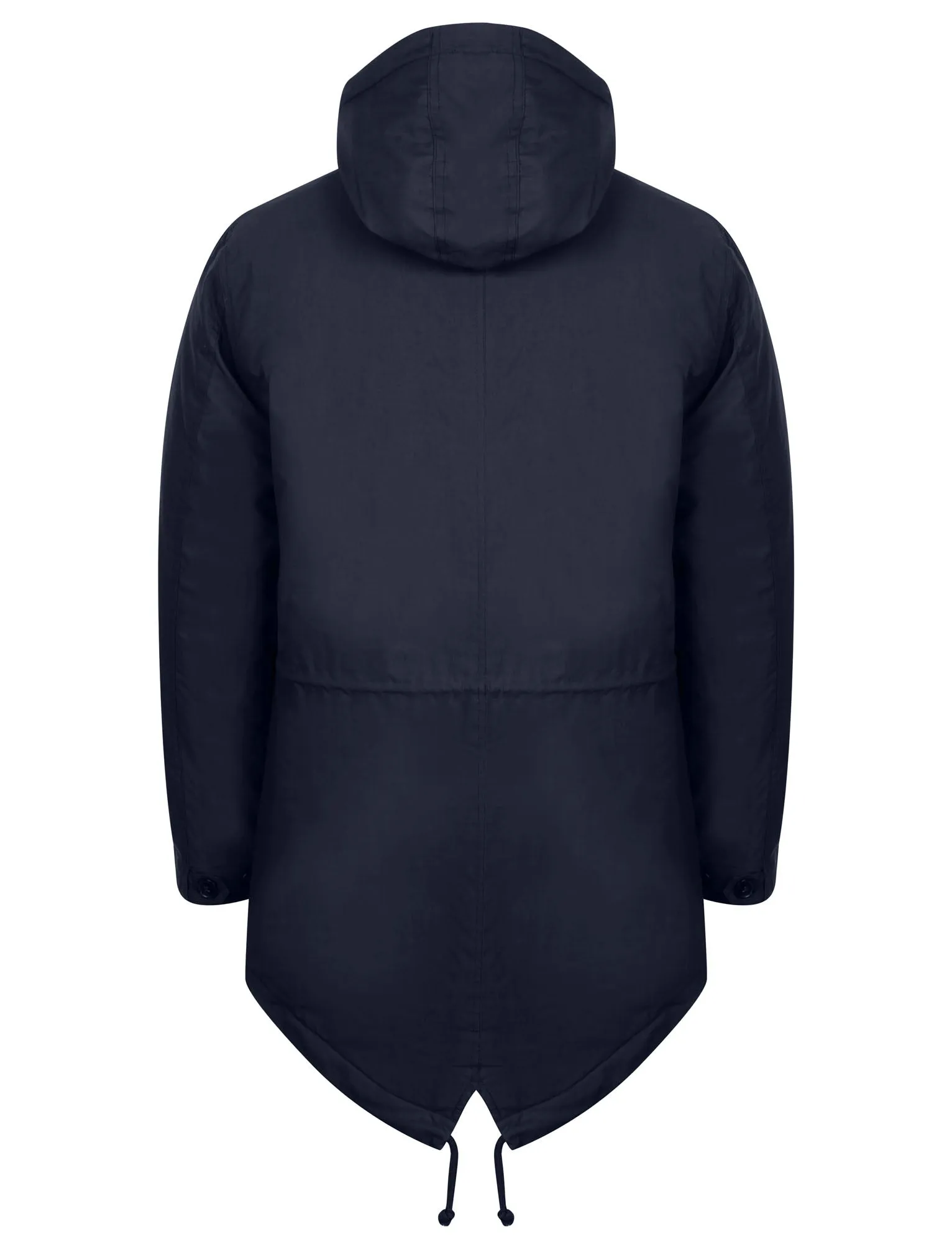 Hammersmith Hooded Parka Jacket in True Navy - Tokyo Laundry
