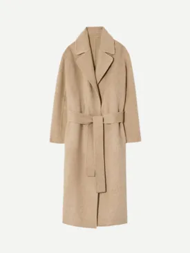 Jarel Wrap Coat in Hazelnut