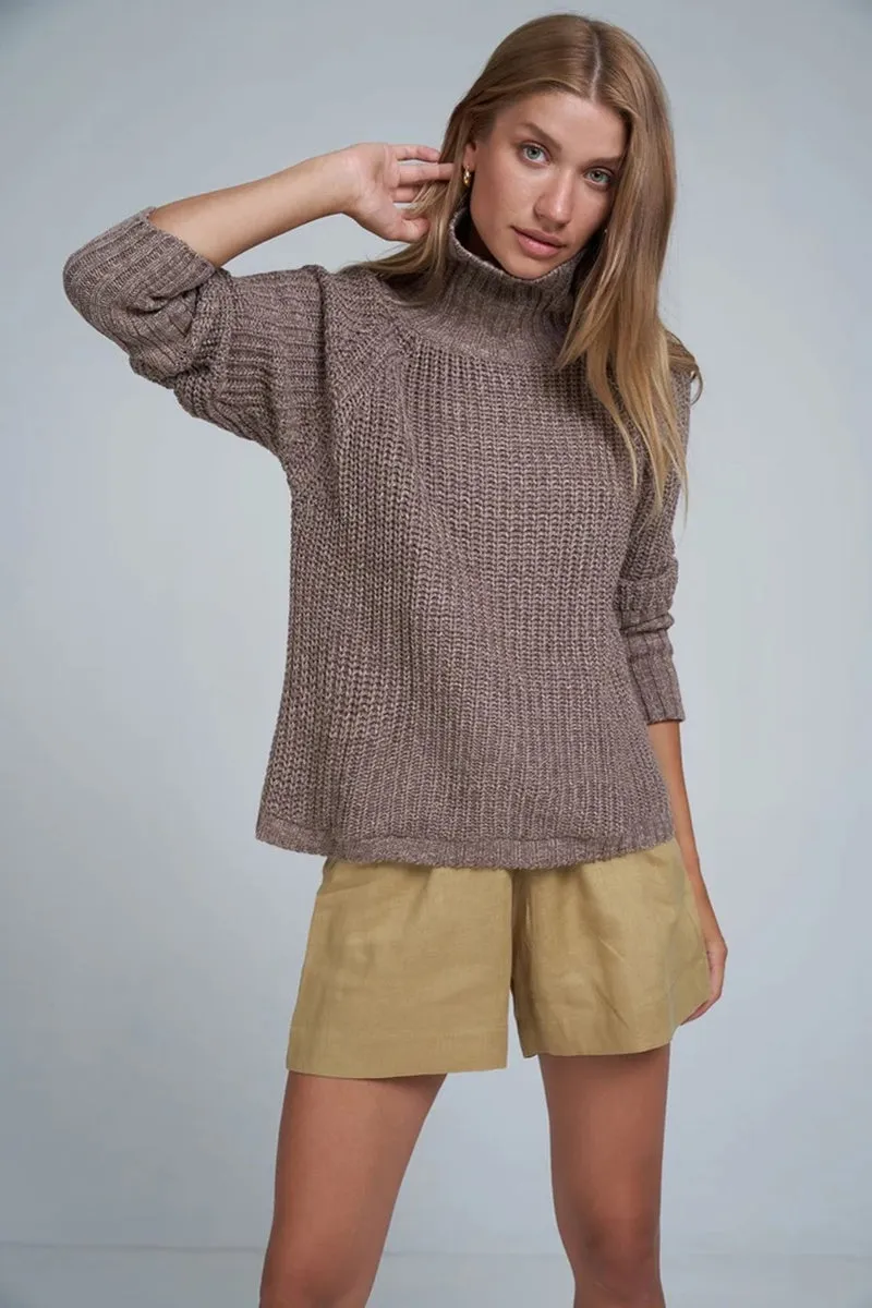 Lilya - Luxemburg Knit - Mocca With Creme