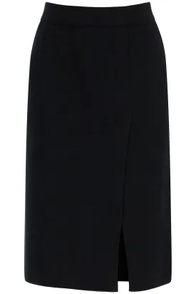 Mrz Knitted Pencil Skirt In Jersey Fabric