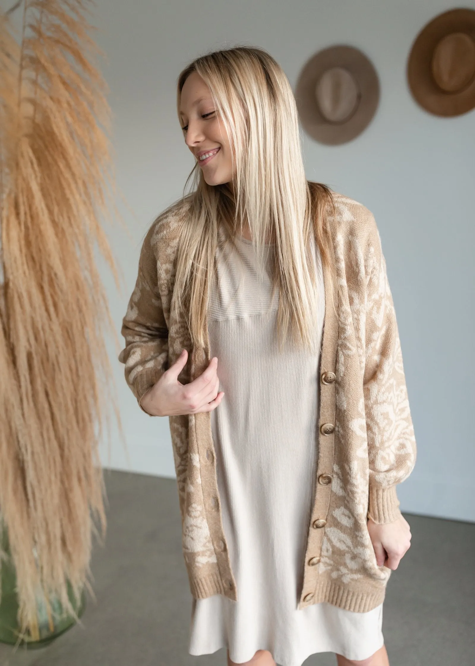 Nola Floral Button Front Cardigan - FINAL SALE