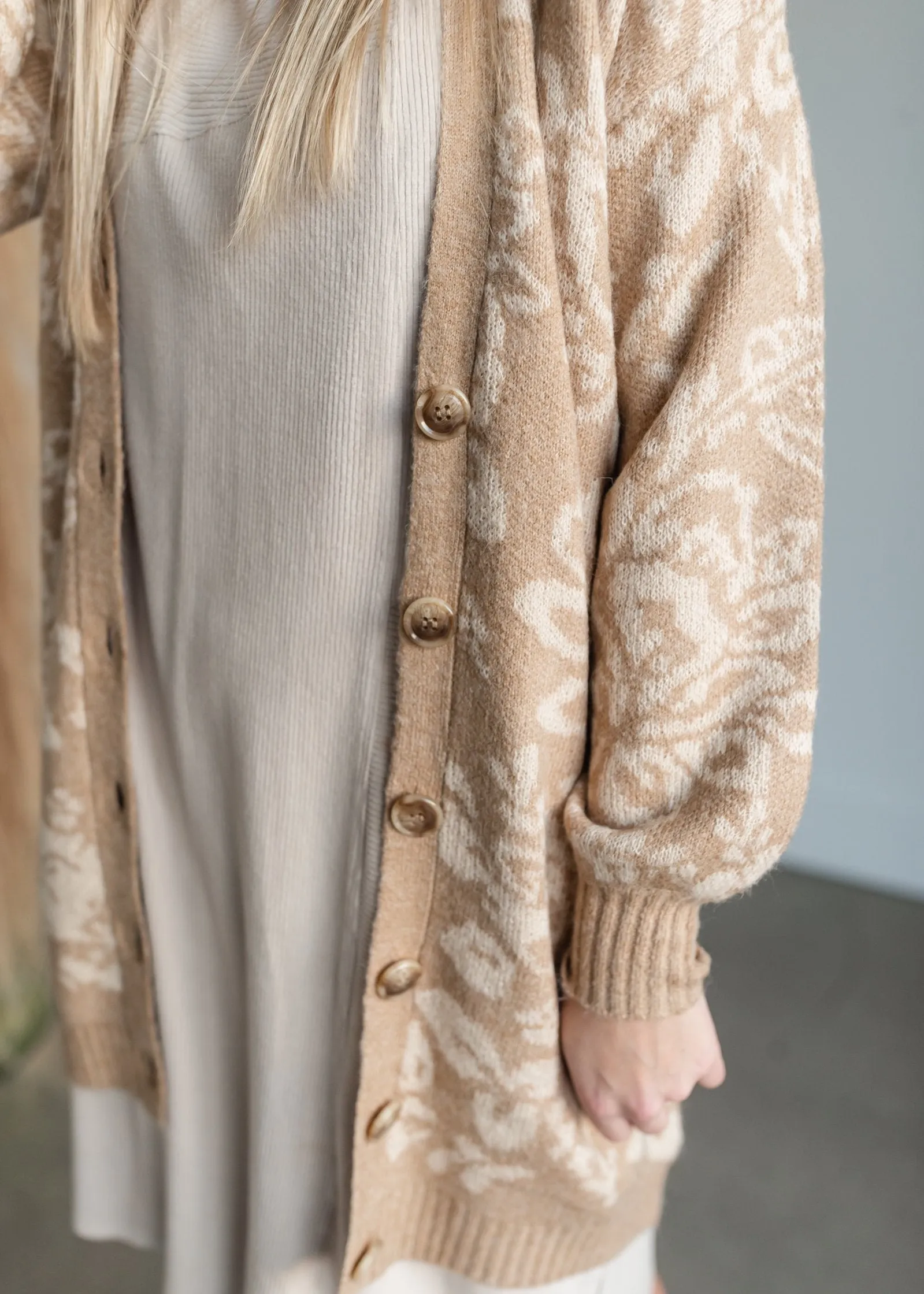 Nola Floral Button Front Cardigan - FINAL SALE