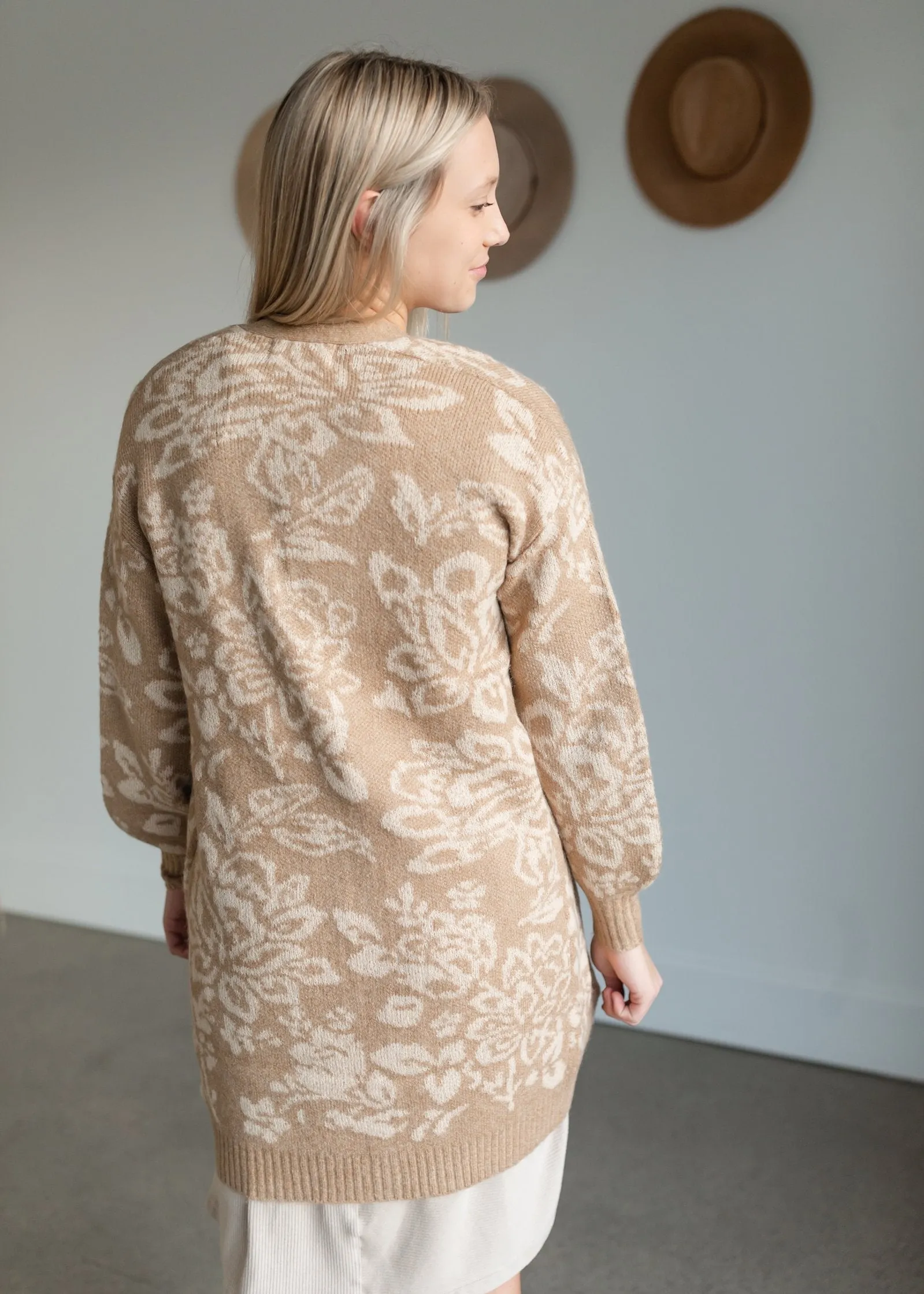 Nola Floral Button Front Cardigan - FINAL SALE