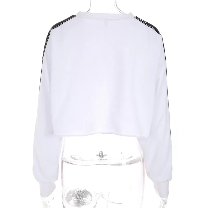 Oversized Crop Sweatshirt