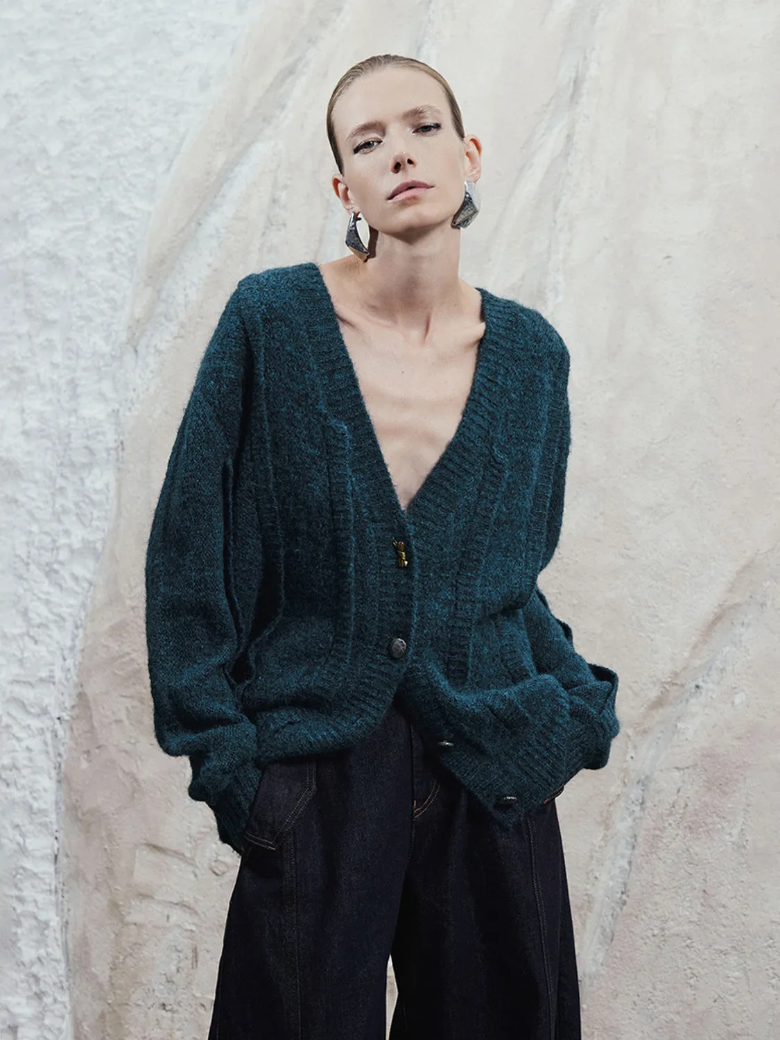 Oversized Knitted Cardigans
