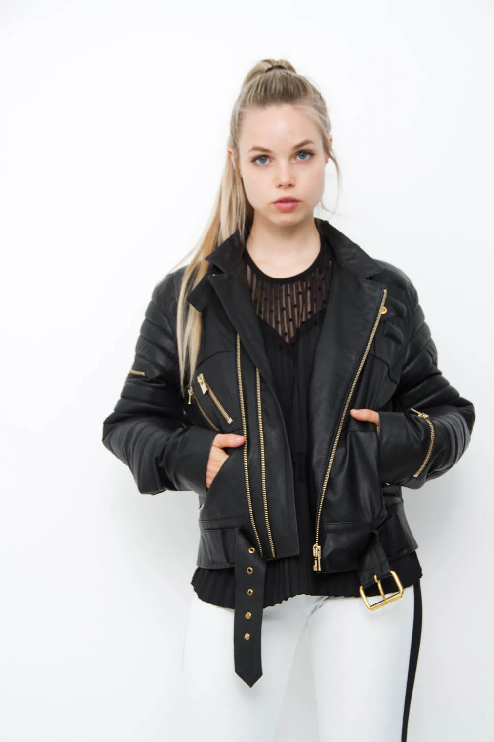 PADDED MOTO JACKET