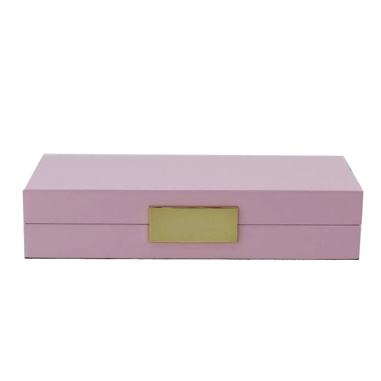 Pink Lacquer Box with Gold Accent