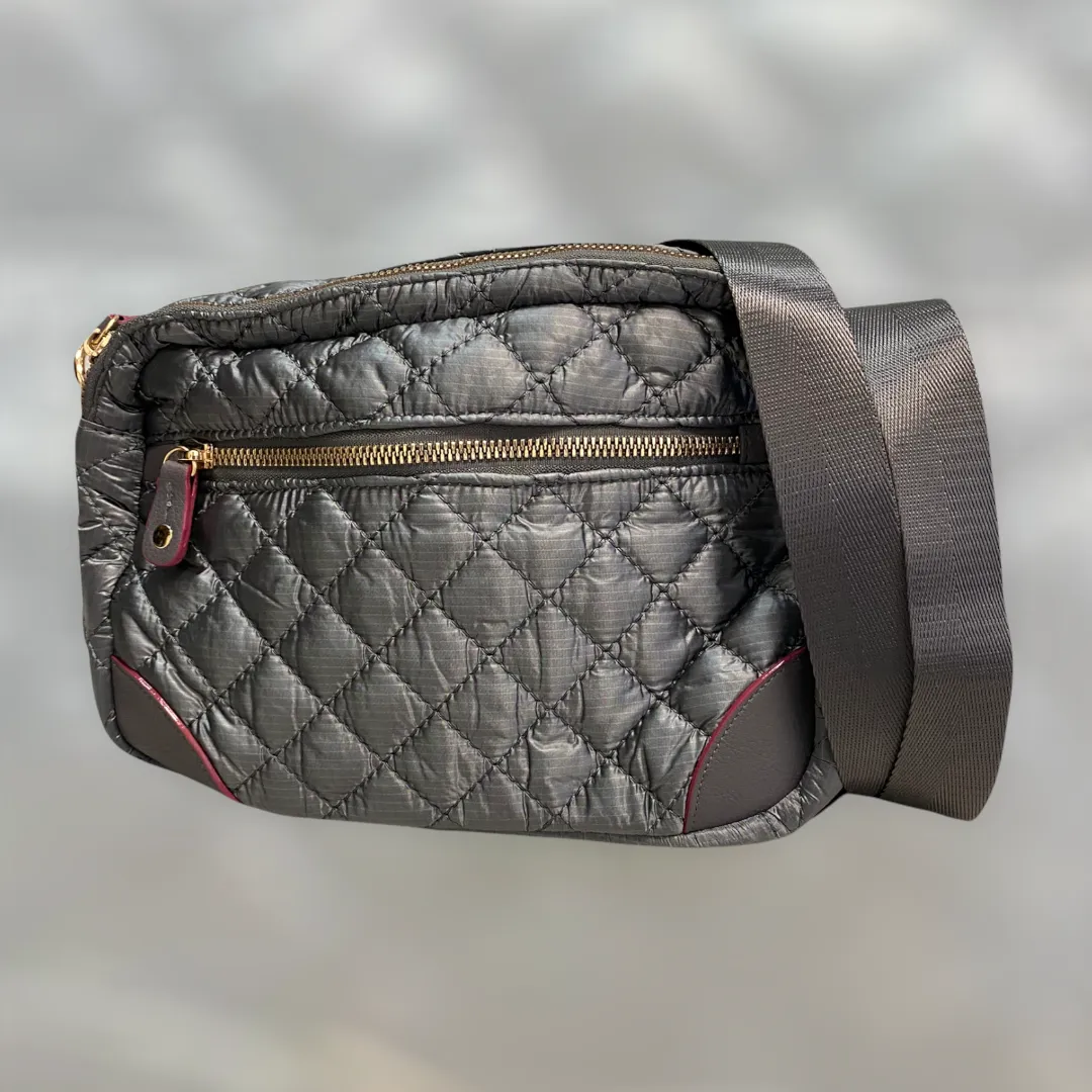 Quilted Crossbody with Adjustable Strap