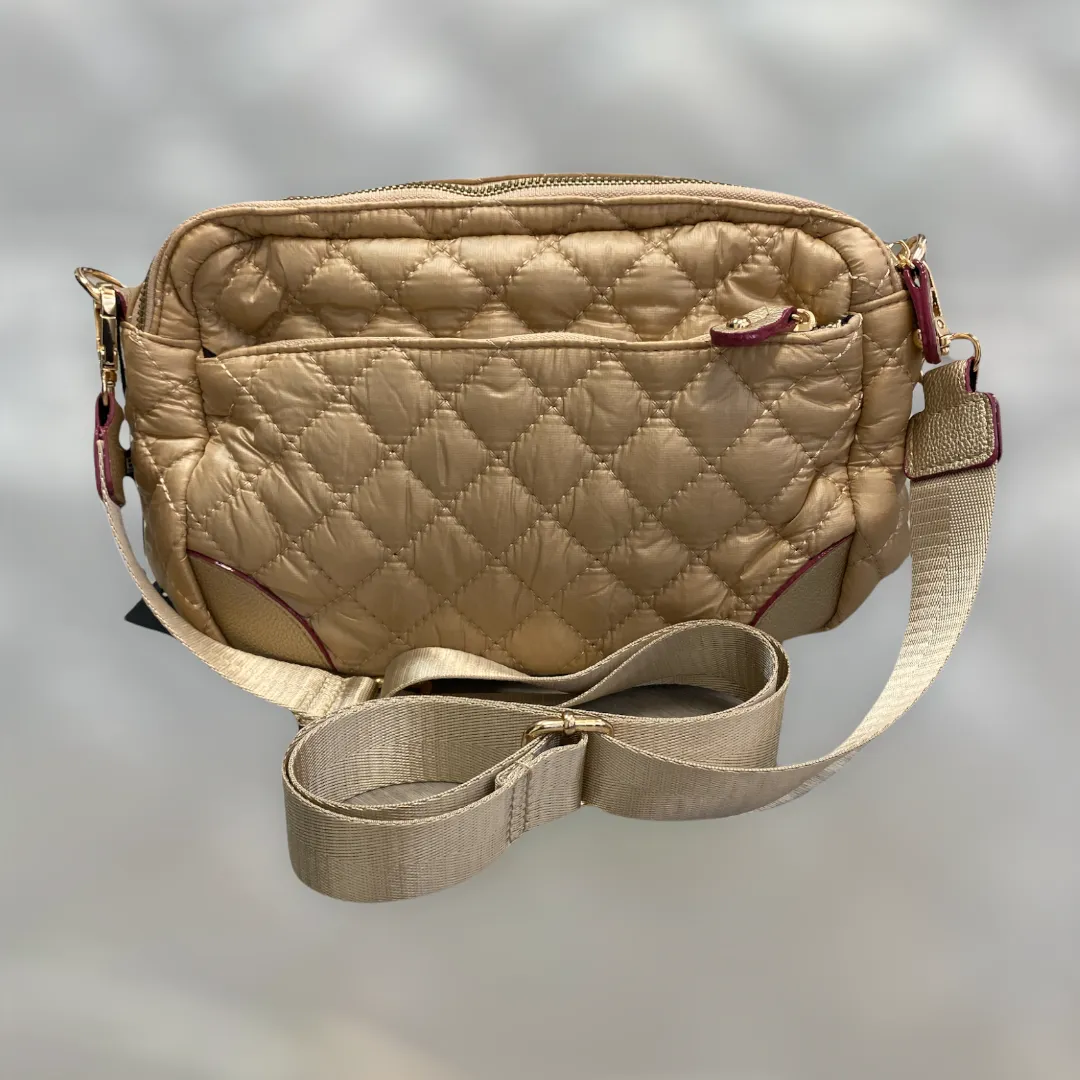 Quilted Crossbody with Adjustable Strap