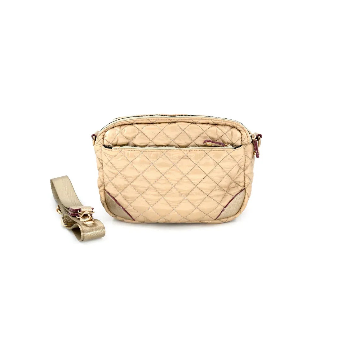 Quilted Crossbody with Adjustable Strap