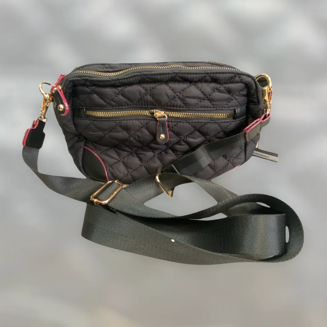 Quilted Crossbody with Adjustable Strap