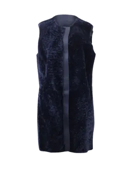 Reversible Shearling Vest