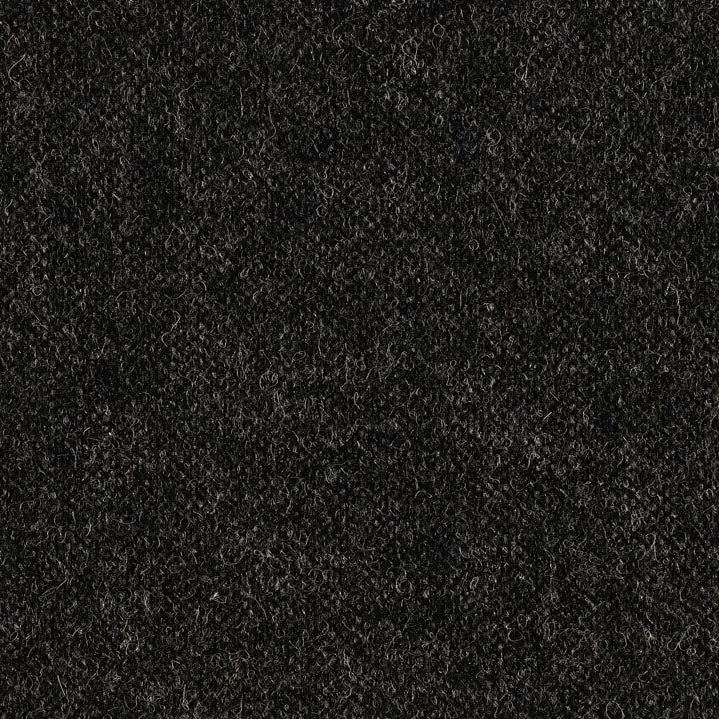 Shetland Dark Grey Plain Weave Tweed