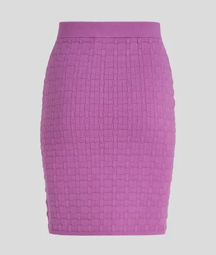 TEXTURED CLASSIC KNIT SKIRT
