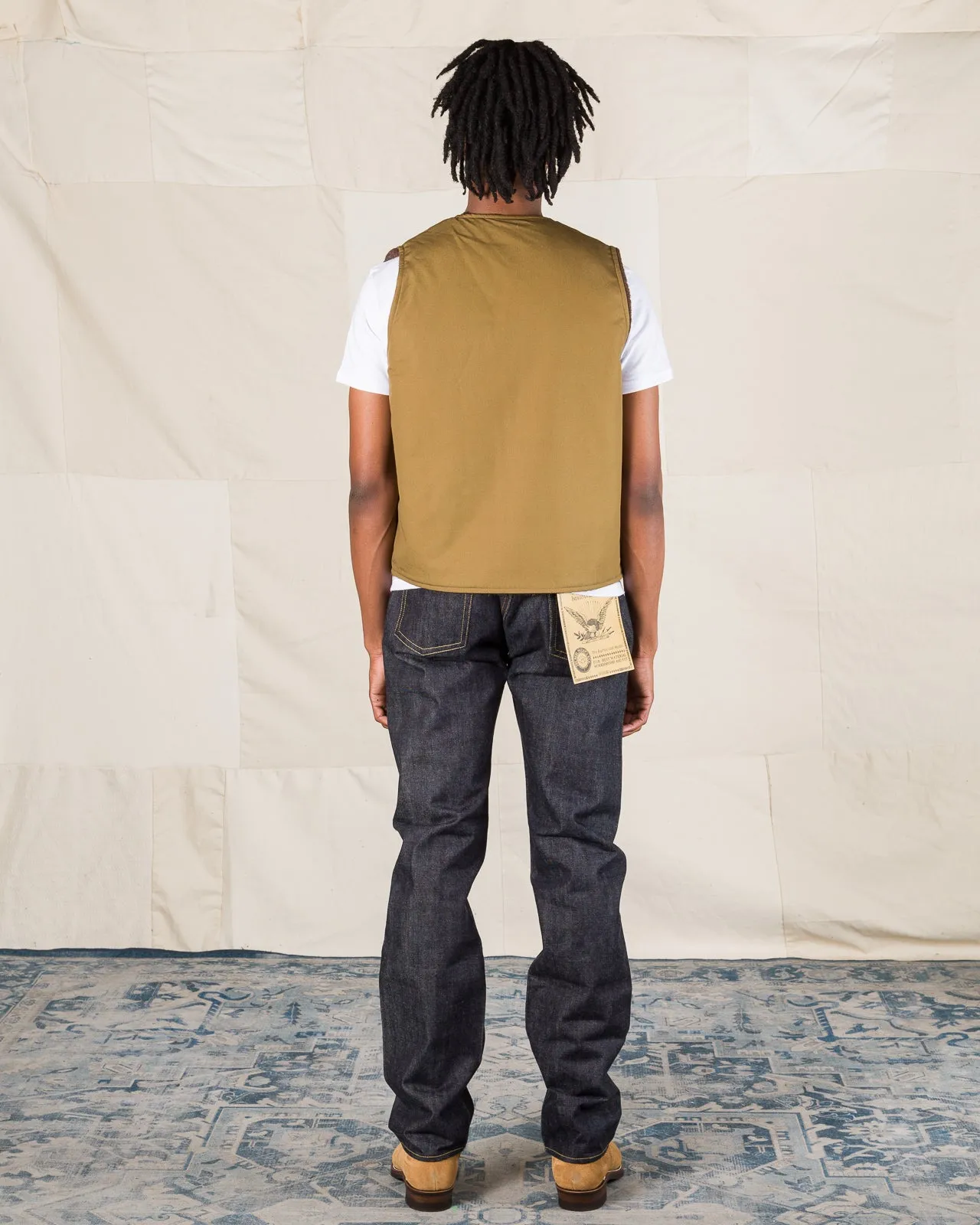 USN Alpaca Vest - Khaki