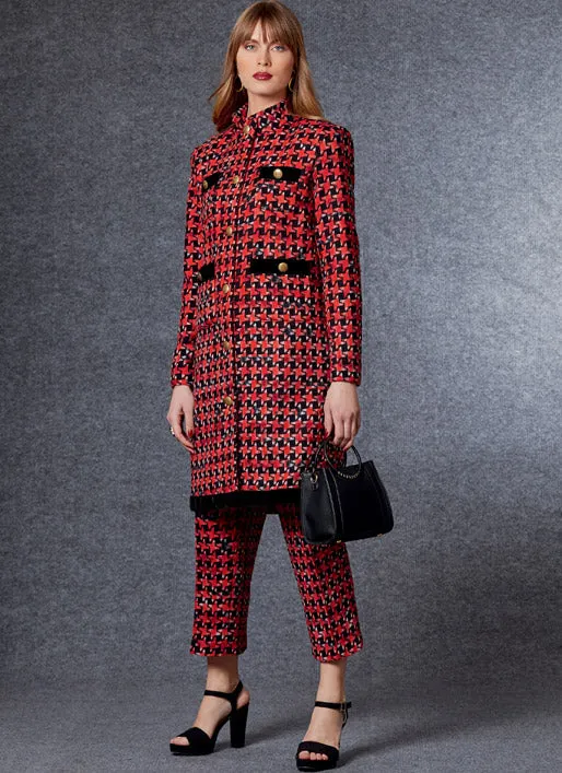 V1717 Misses' Jacket, Skirt & Pants