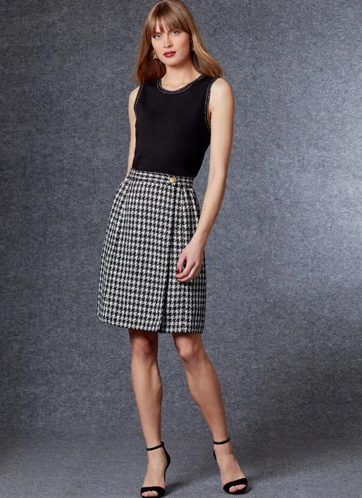 V1717 Misses' Jacket, Skirt & Pants