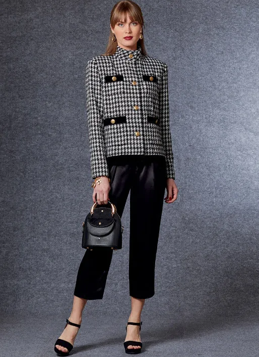 V1717 Misses' Jacket, Skirt & Pants