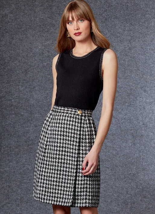 V1717 Misses' Jacket, Skirt & Pants