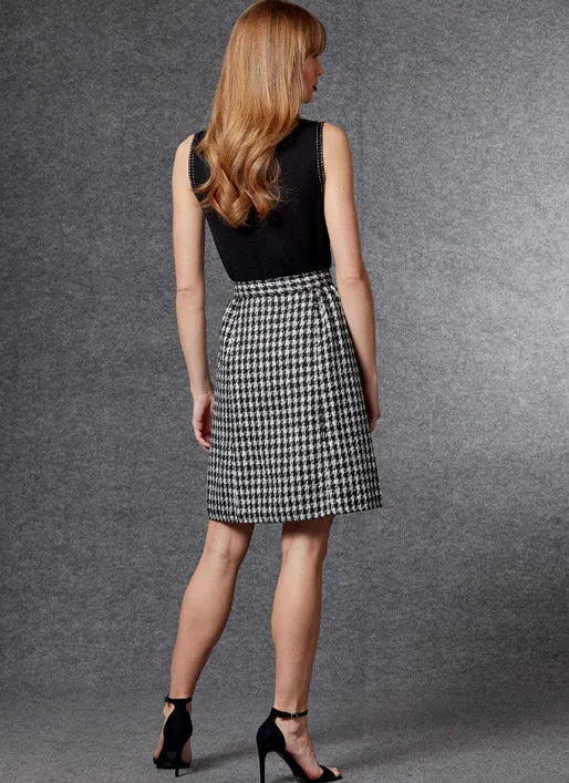 V1717 Misses' Jacket, Skirt & Pants