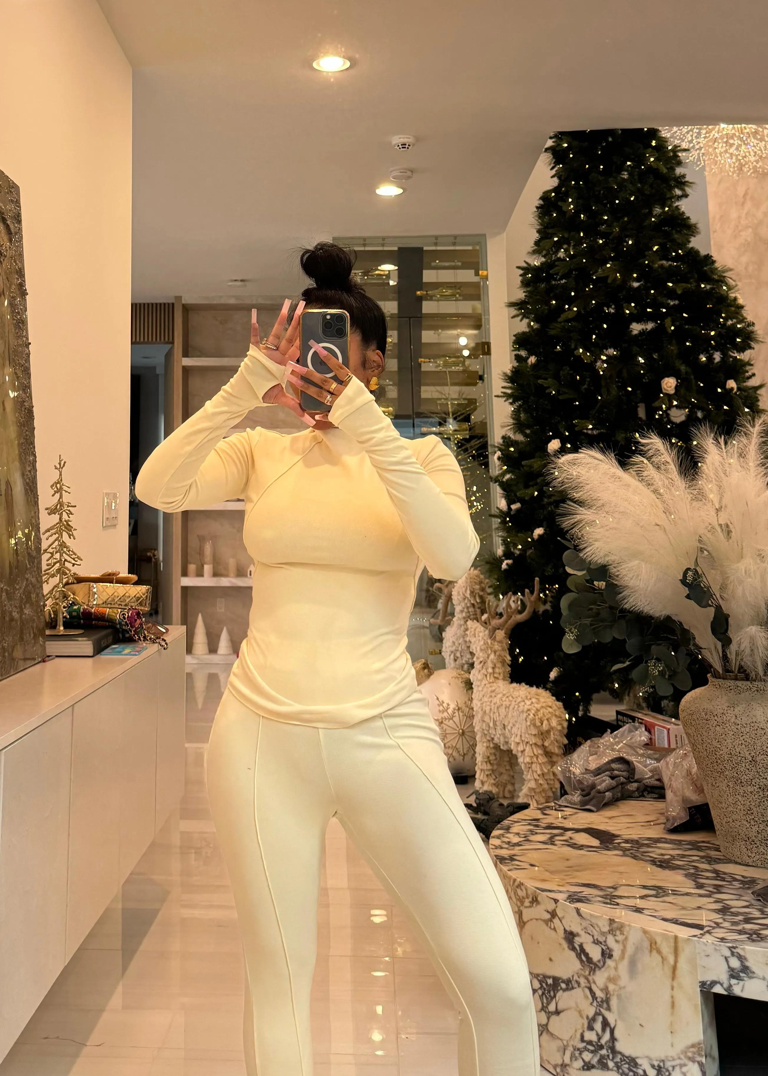 Vanilla Latte legging set