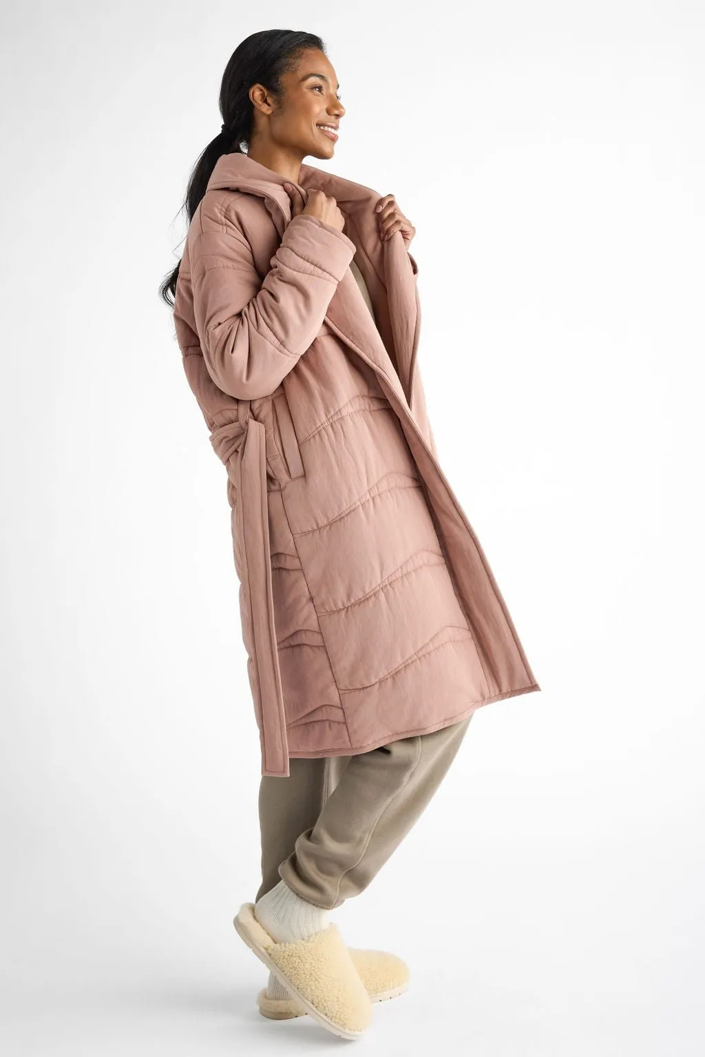 Women's Quilted House Coat