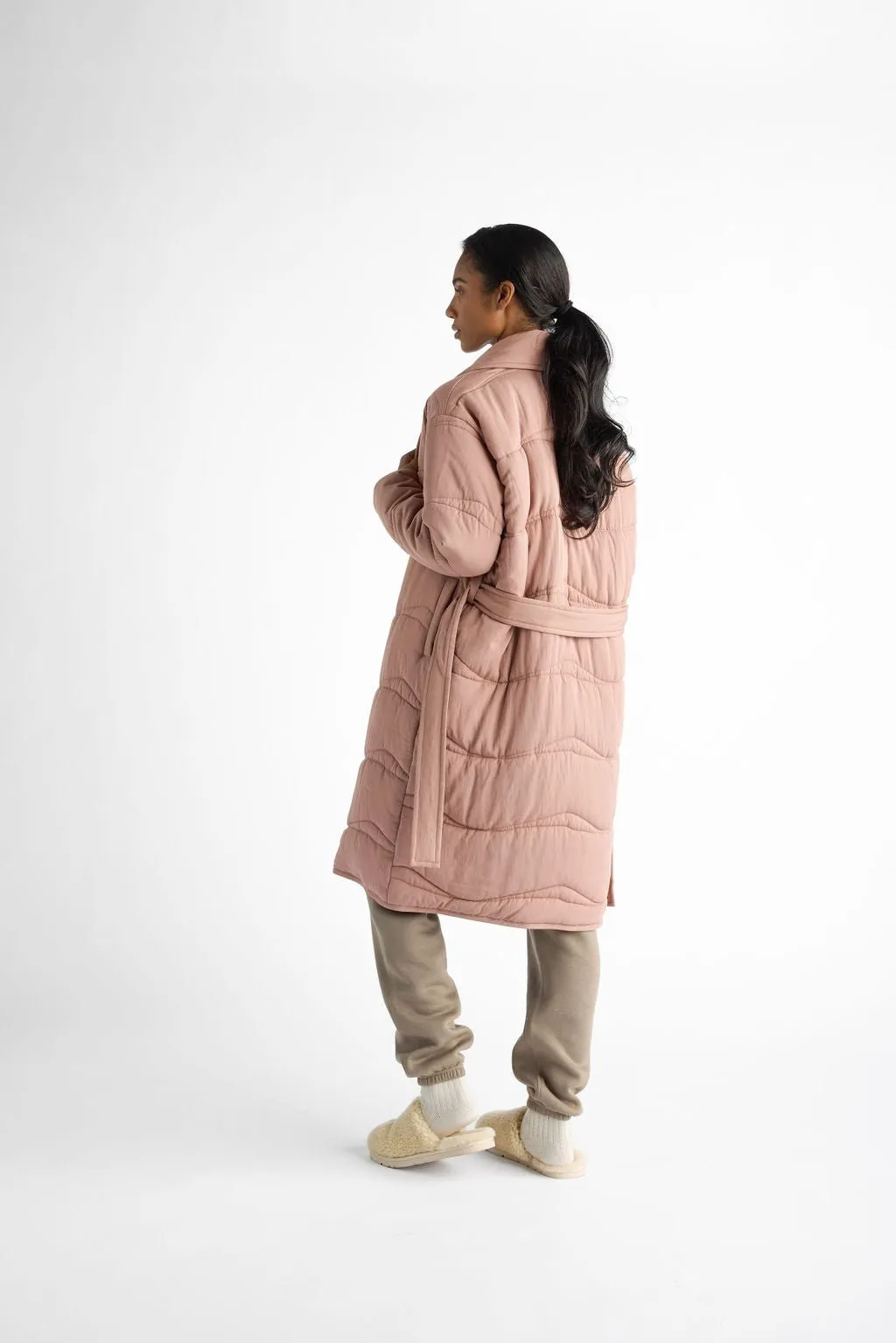 Women's Quilted House Coat