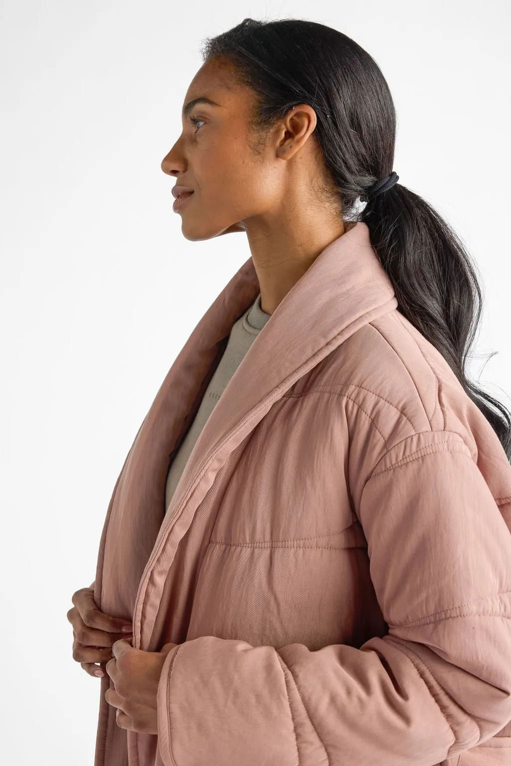 Women's Quilted House Coat