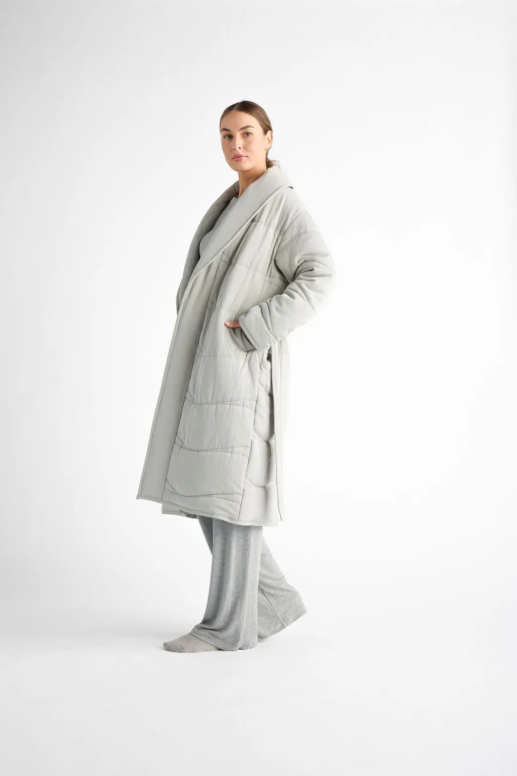 Women's Quilted House Coat