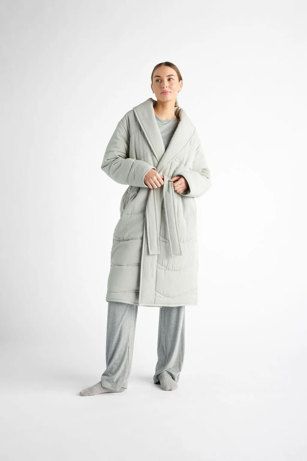 Women's Quilted House Coat