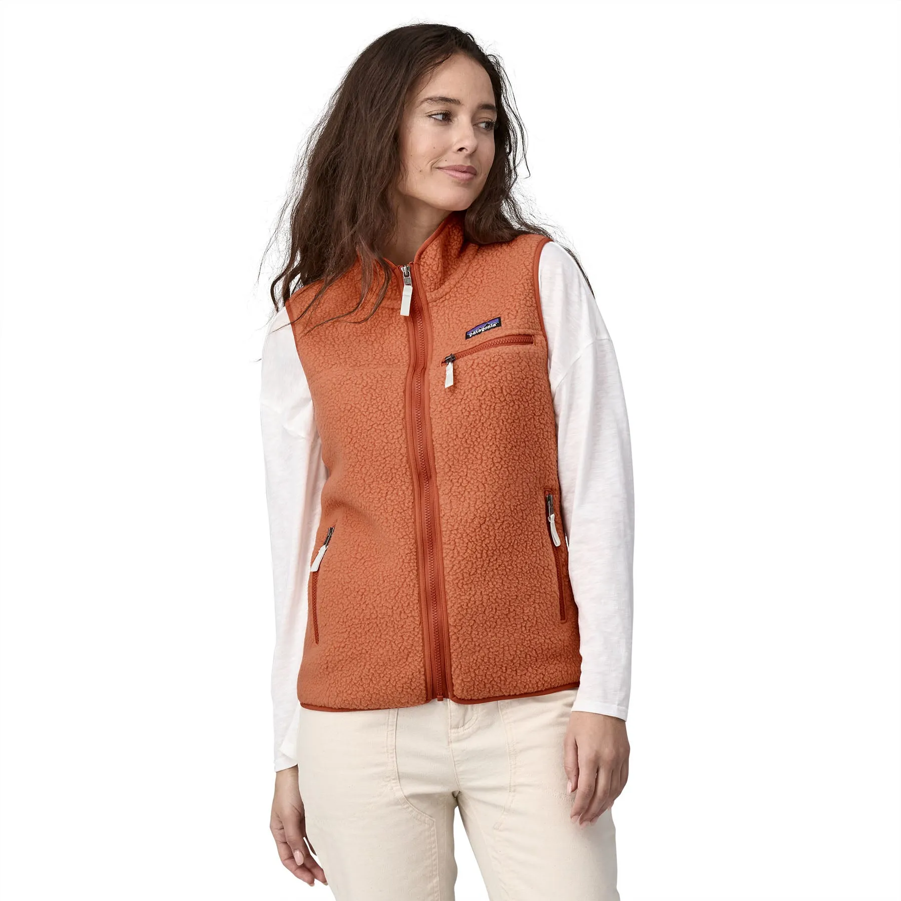 Womens Retro Pile Vest